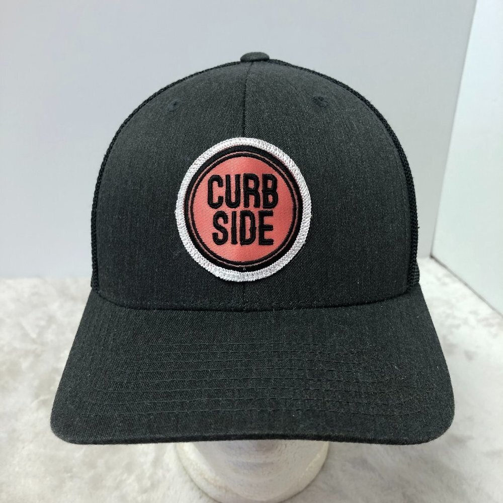 Curbside Dark Grey/Black Adjustable Snapback Mesh Baseball Hat Cap Unisex